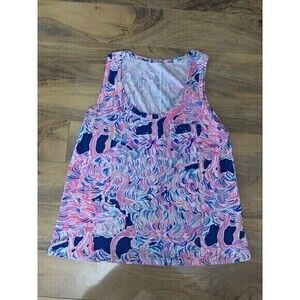 Lilly Pulitzer | Pink Blue Tank Top Women | Size Medium